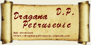 Dragana Petrušević vizit kartica
